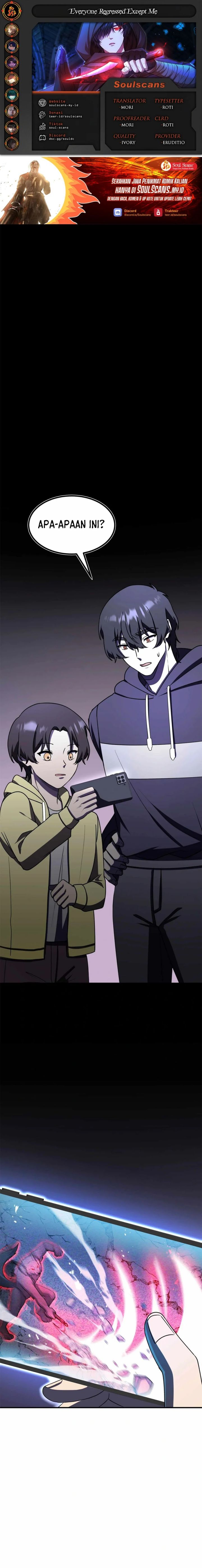 Everyone Regressed Except Me Chapter 35 Bahasa Indonesia