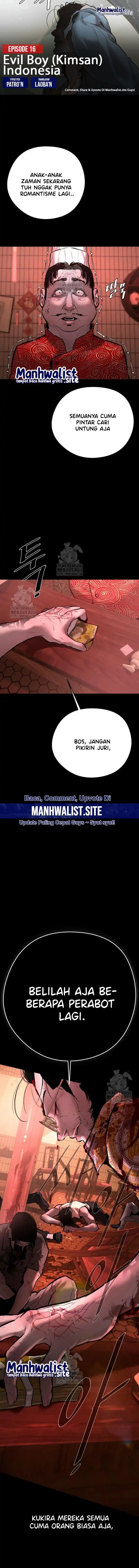 Evil Boy (Kimsan) Chapter 16 Bahasa Indonesia