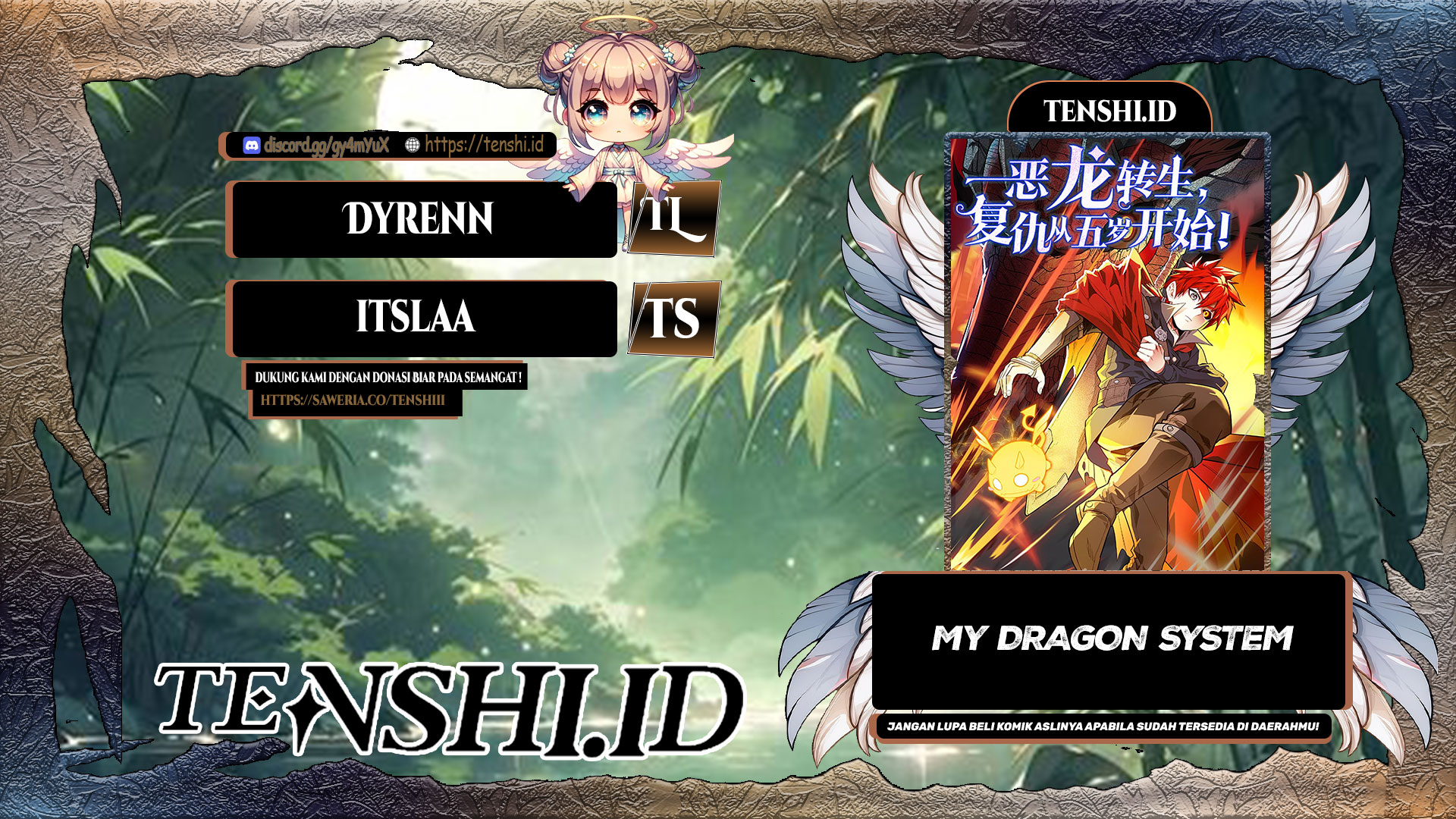 Evil Dragon Is Reincarnated! Revenge Begins at the Age of Five! (My Dragon System) Chapter 192 Bahasa Indonesia