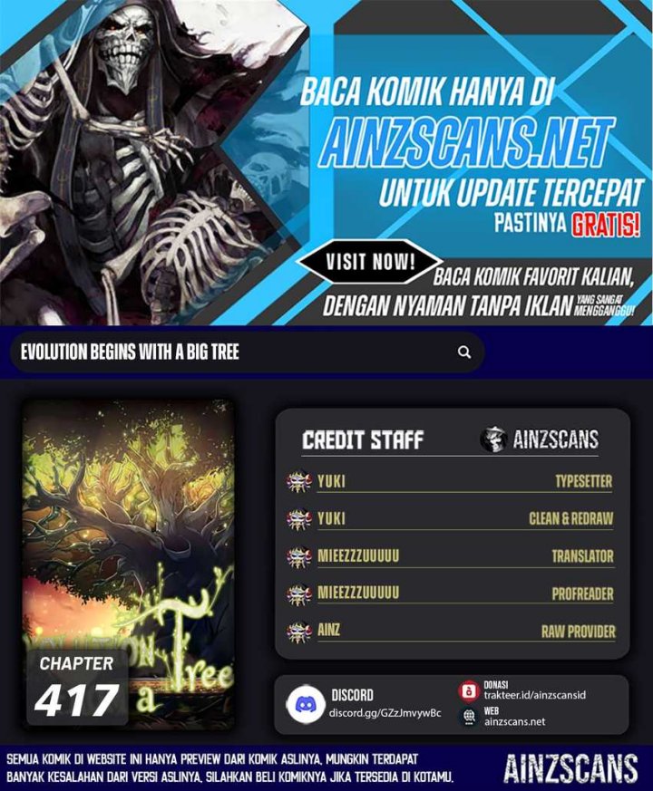 Evolution Begins With A Big Tree chapter 417