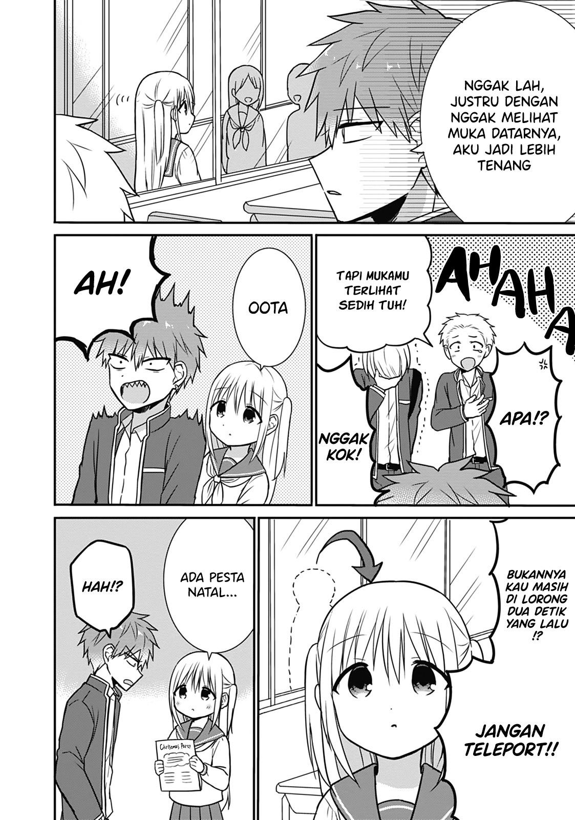 Expressionless Face Girl and Emotional Face Boy Chapter 15 Bahasa Indonesia