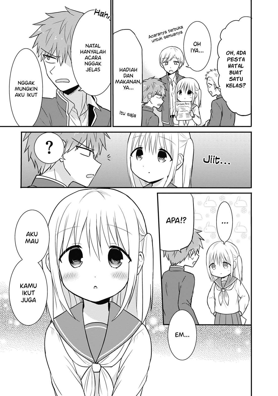 Expressionless Face Girl and Emotional Face Boy Chapter 15 Bahasa Indonesia