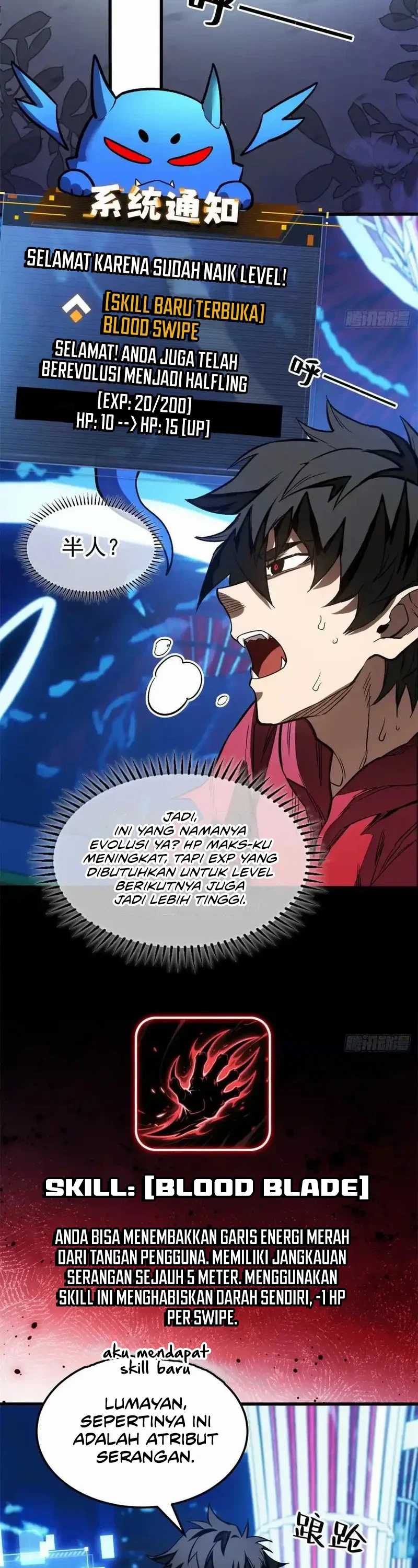 Extraordinary World?! Me… A Vampire?! Chapter 12 Bahasa Indonesia