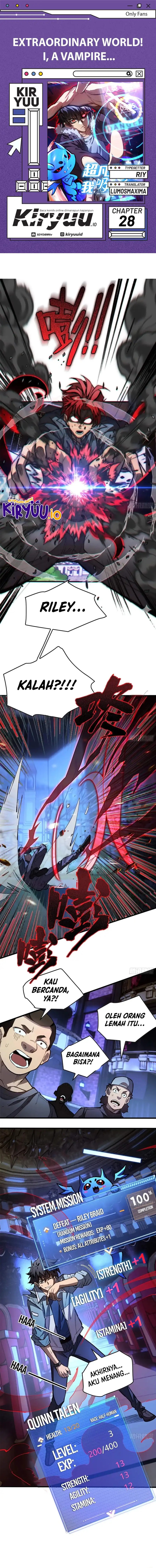Extraordinary World?! Me… A Vampire?! chapter 28
