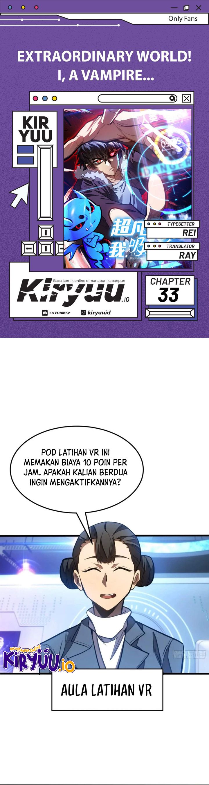 Extraordinary World?! Me… A Vampire?! chapter 33
