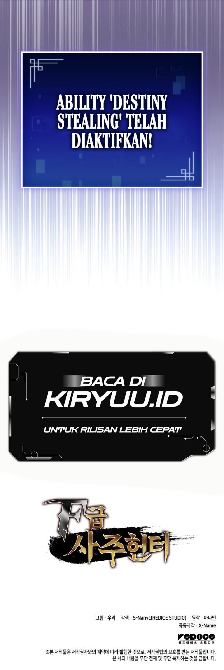 F-Class Destiny Hunter Chapter 09 Bahasa Indonesia