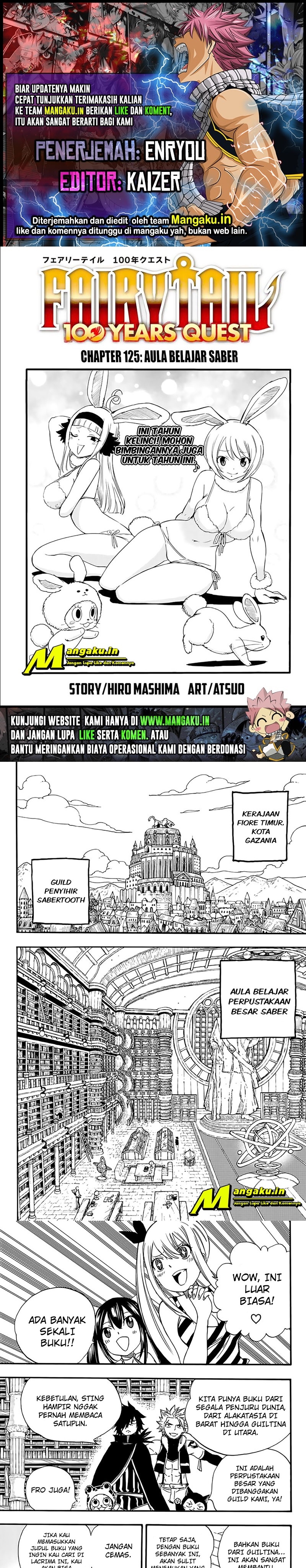 Fairy Tail: 100 Years Quest Chapter 125 Bahasa Indonesia