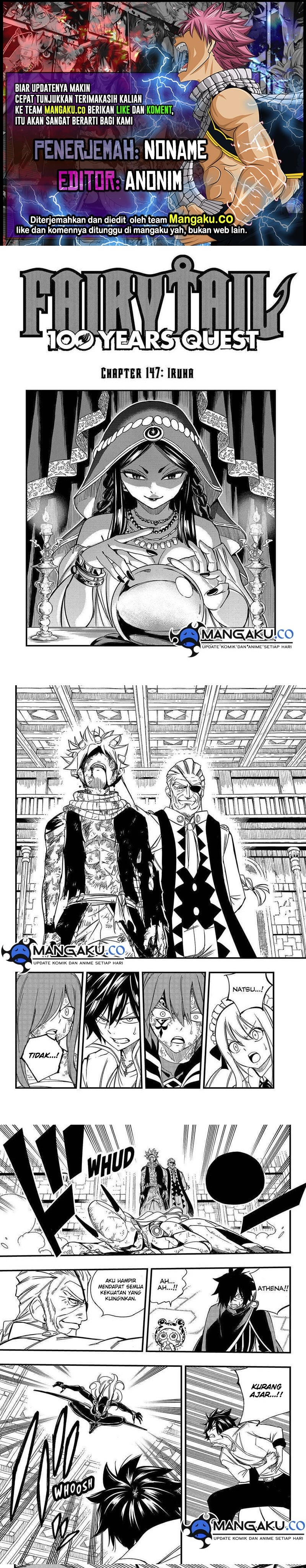 Fairy Tail: 100 Years Quest Chapter 147 Bahasa Indonesia