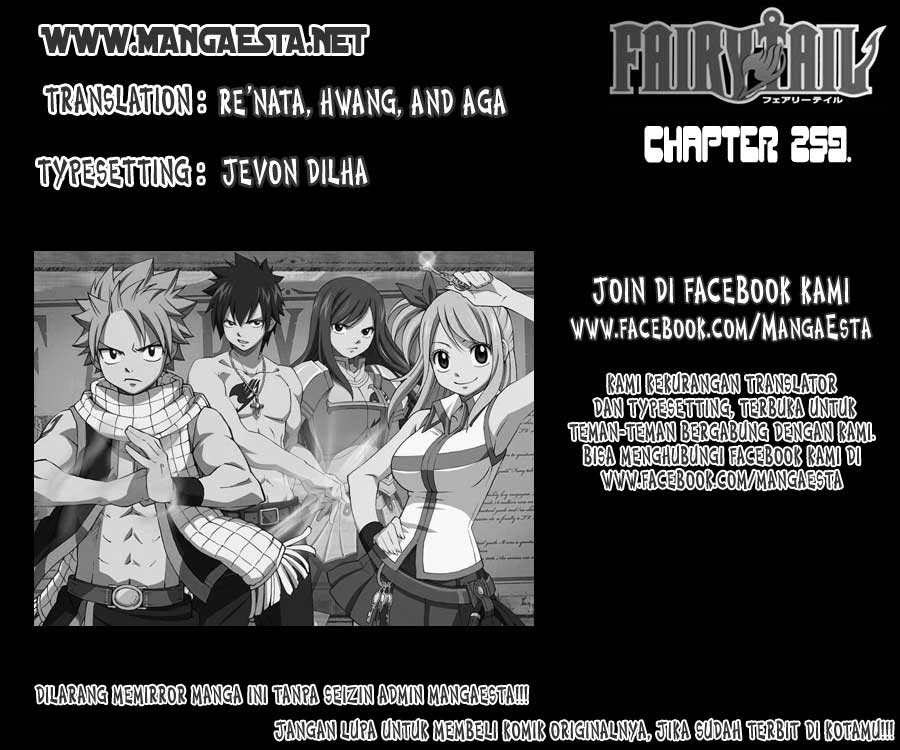 Fairy Tail Chapter 259 Bahasa Indonesia