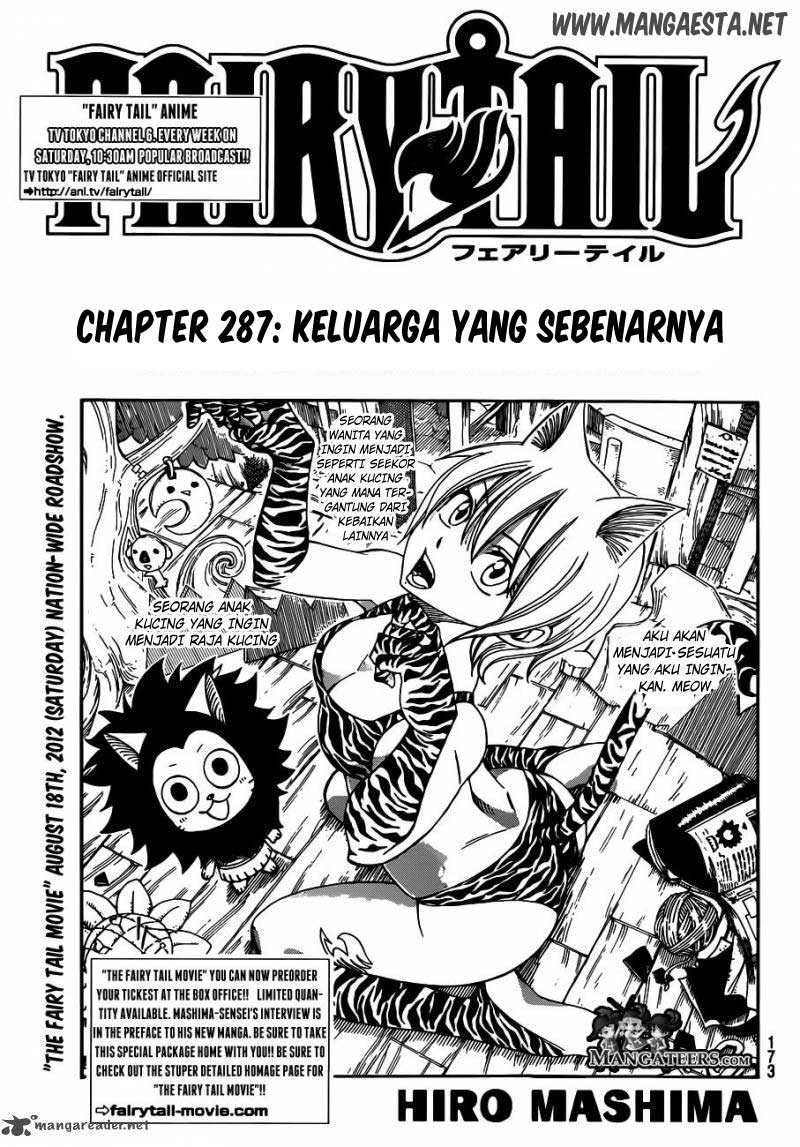 Fairy Tail Chapter 287 Bahasa Indonesia