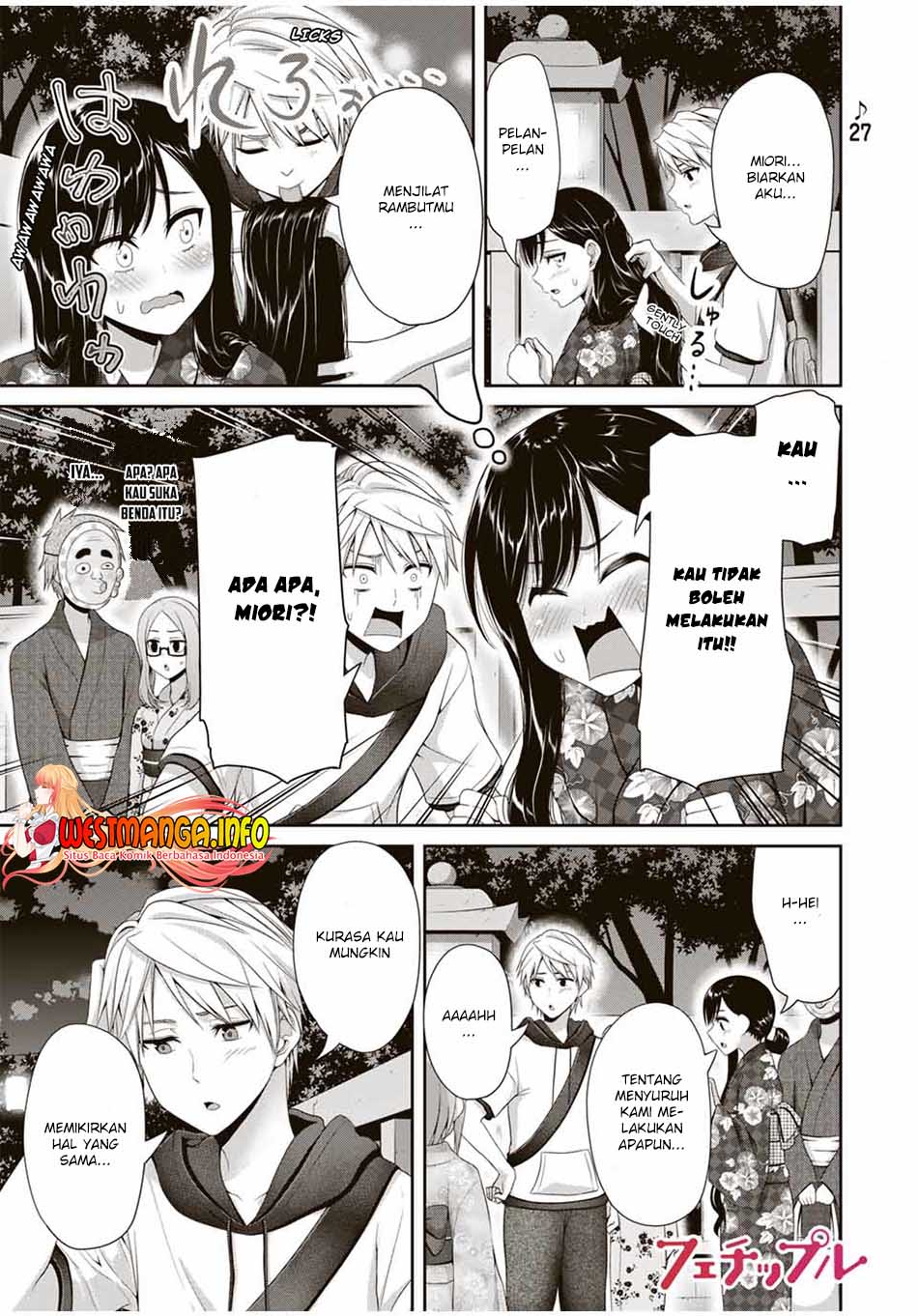 Fechippuru ~ Bokura no Junsuina Koi Chapter 100 Bahasa Indonesia