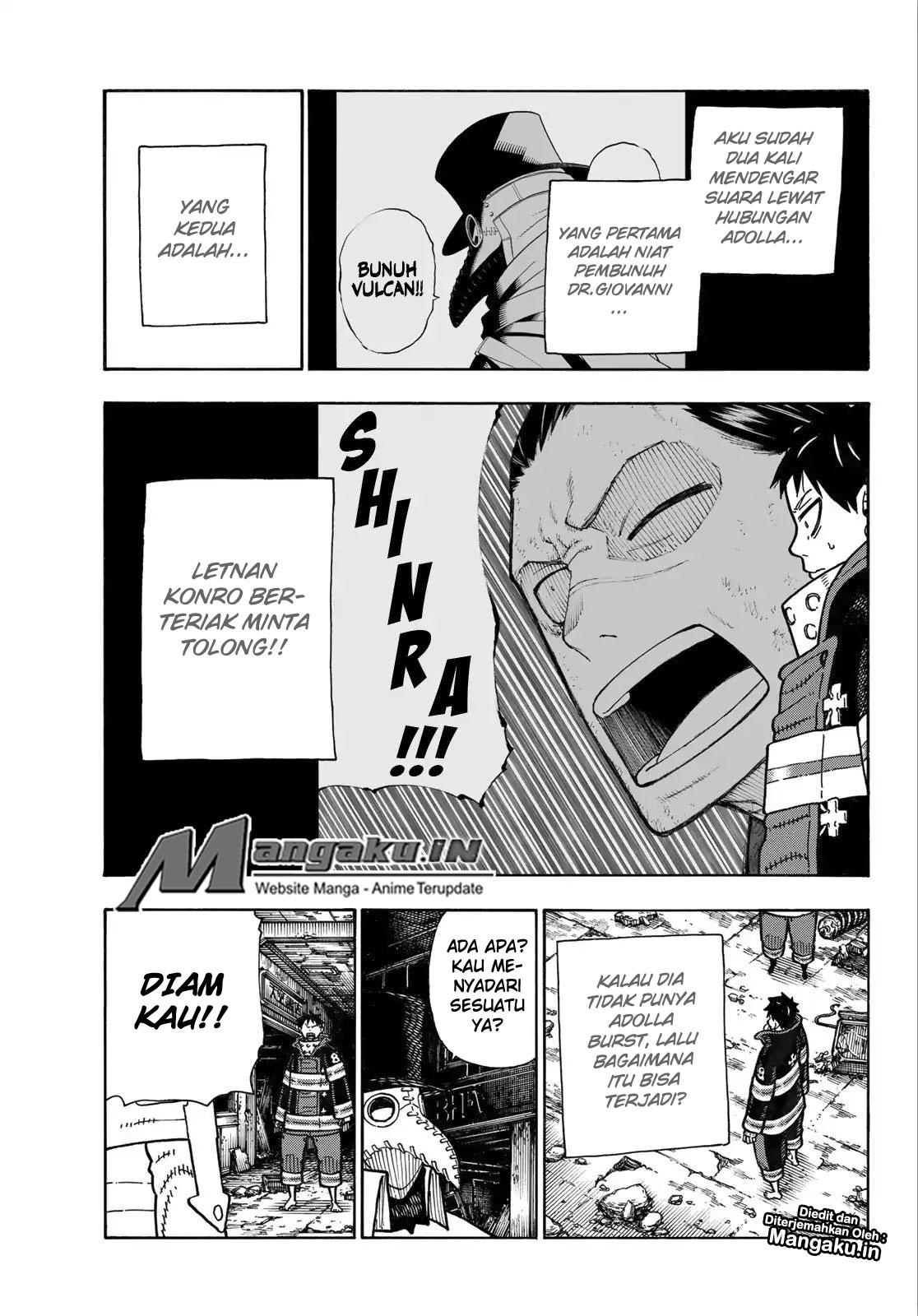 Fire Brigade of Flame Chapter 164 Bahasa Indonesia
