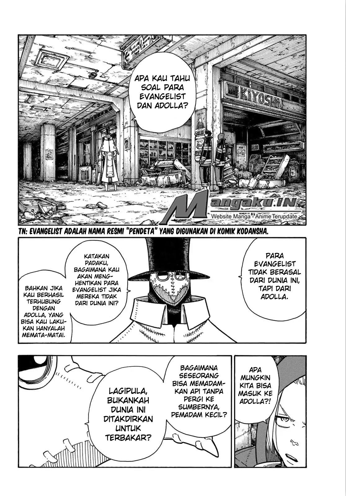 Fire Brigade of Flame Chapter 164 Bahasa Indonesia