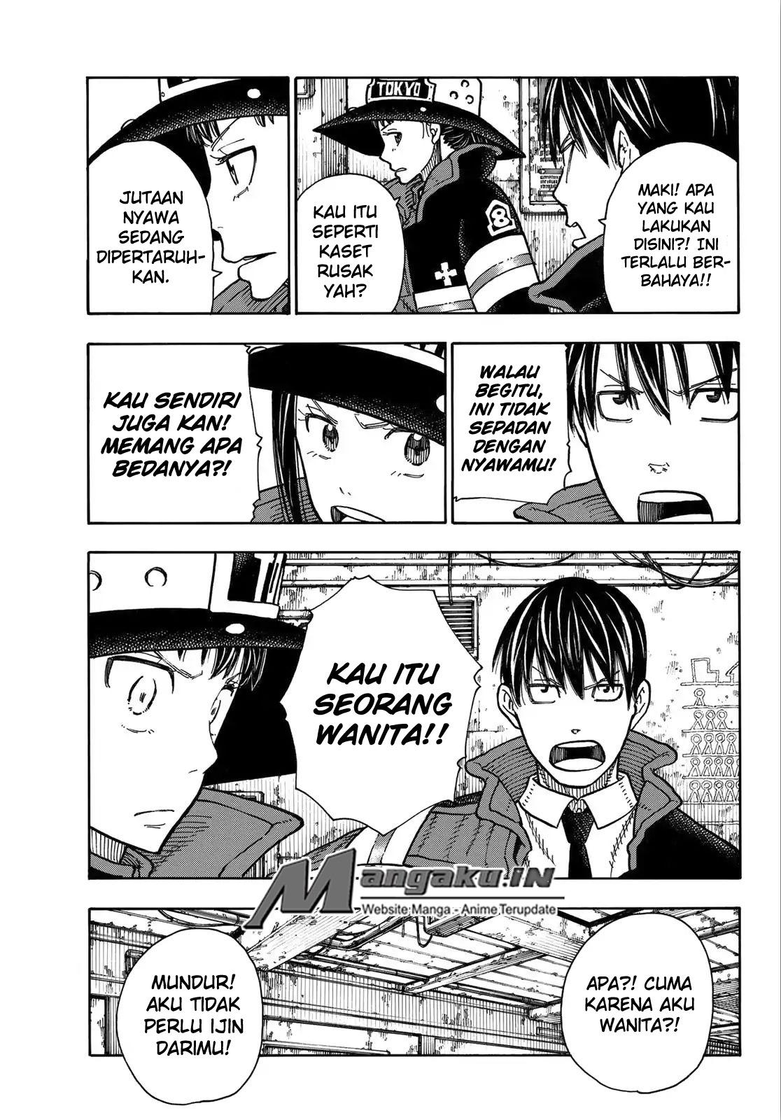 Fire Brigade of Flame Chapter 164 Bahasa Indonesia