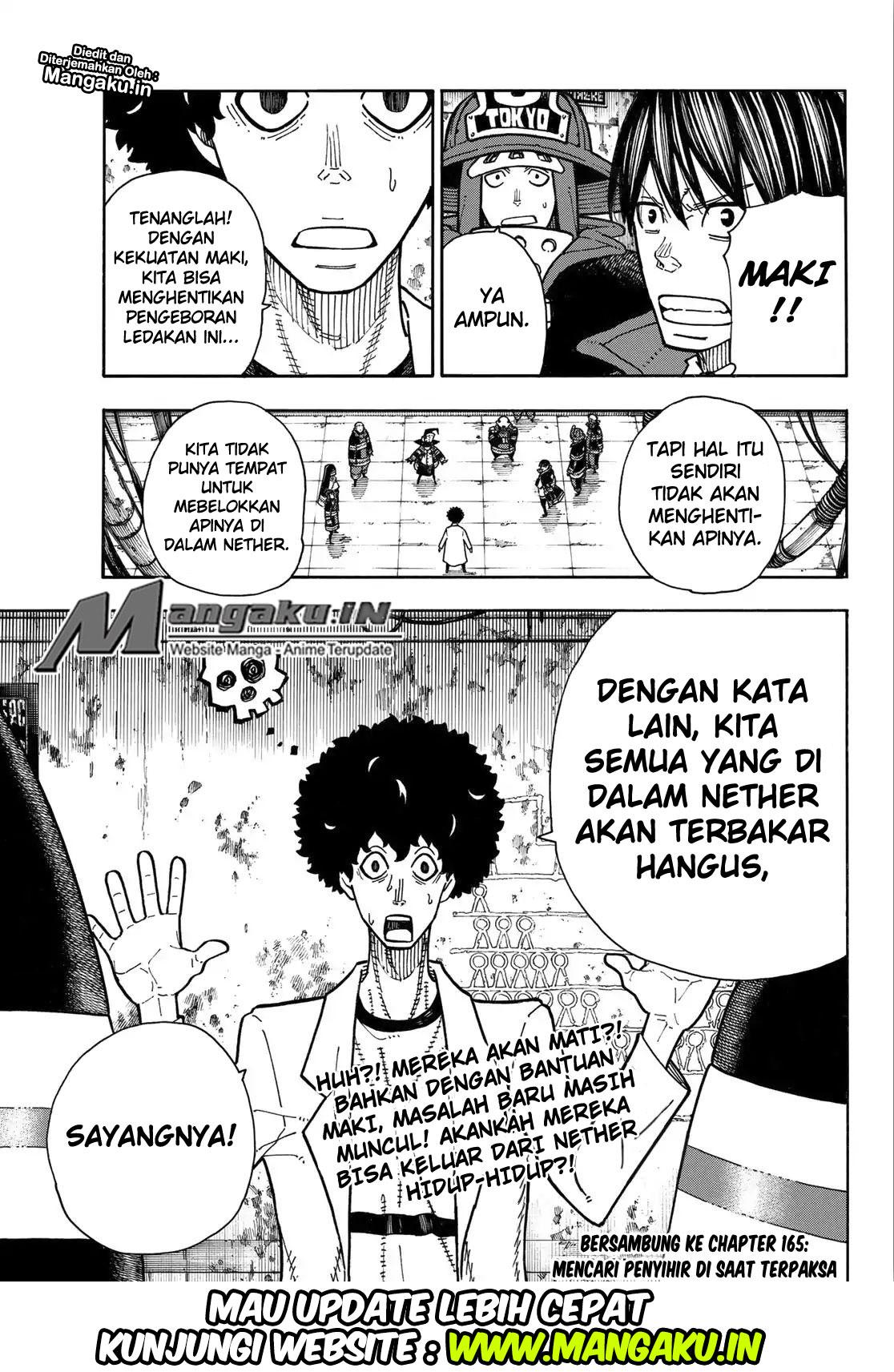 Fire Brigade of Flame Chapter 164 Bahasa Indonesia