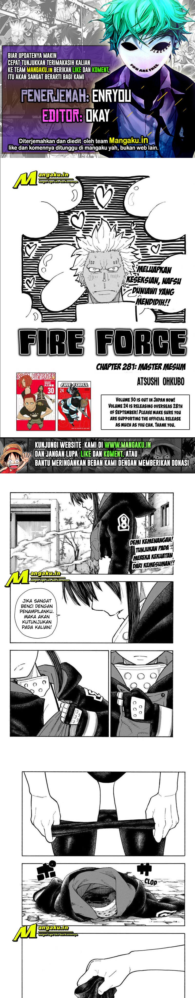 Fire Brigade of Flame (Enen no Shouboutai) chapter 281