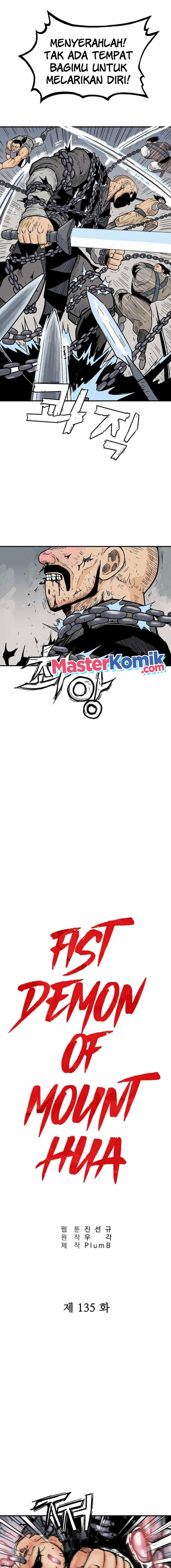 Fist Demon of Mount Hua Chapter 135 Bahasa Indonesia