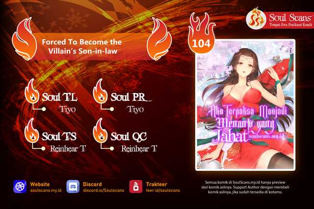 Forced To Become the Villain’s Son-in-law Chapter 104 Bahasa Indonesia