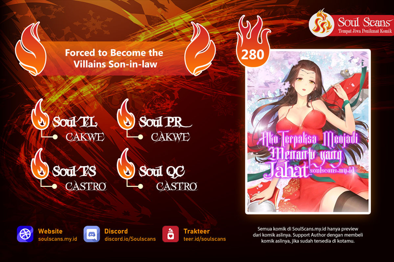 Forced To Become the Villain’s Son-in-law Chapter 280 Bahasa Indonesia