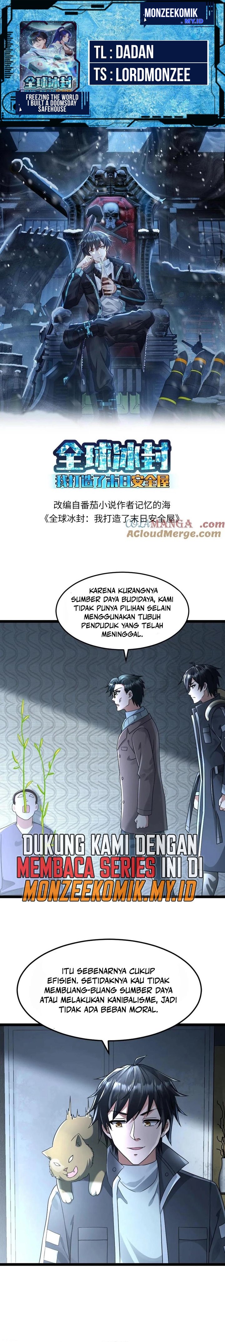 Freezing The World: I Built A Doomsday Safehouse Chapter 217 Bahasa Indonesia