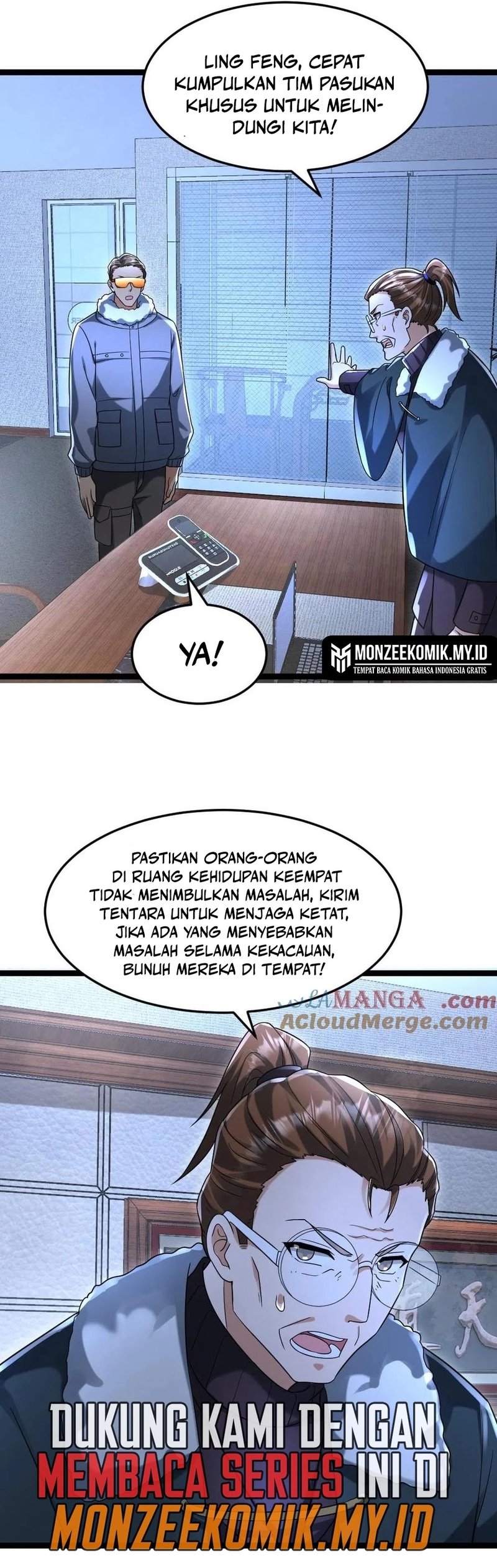 Freezing The World: I Built A Doomsday Safehouse Chapter 227 Bahasa Indonesia