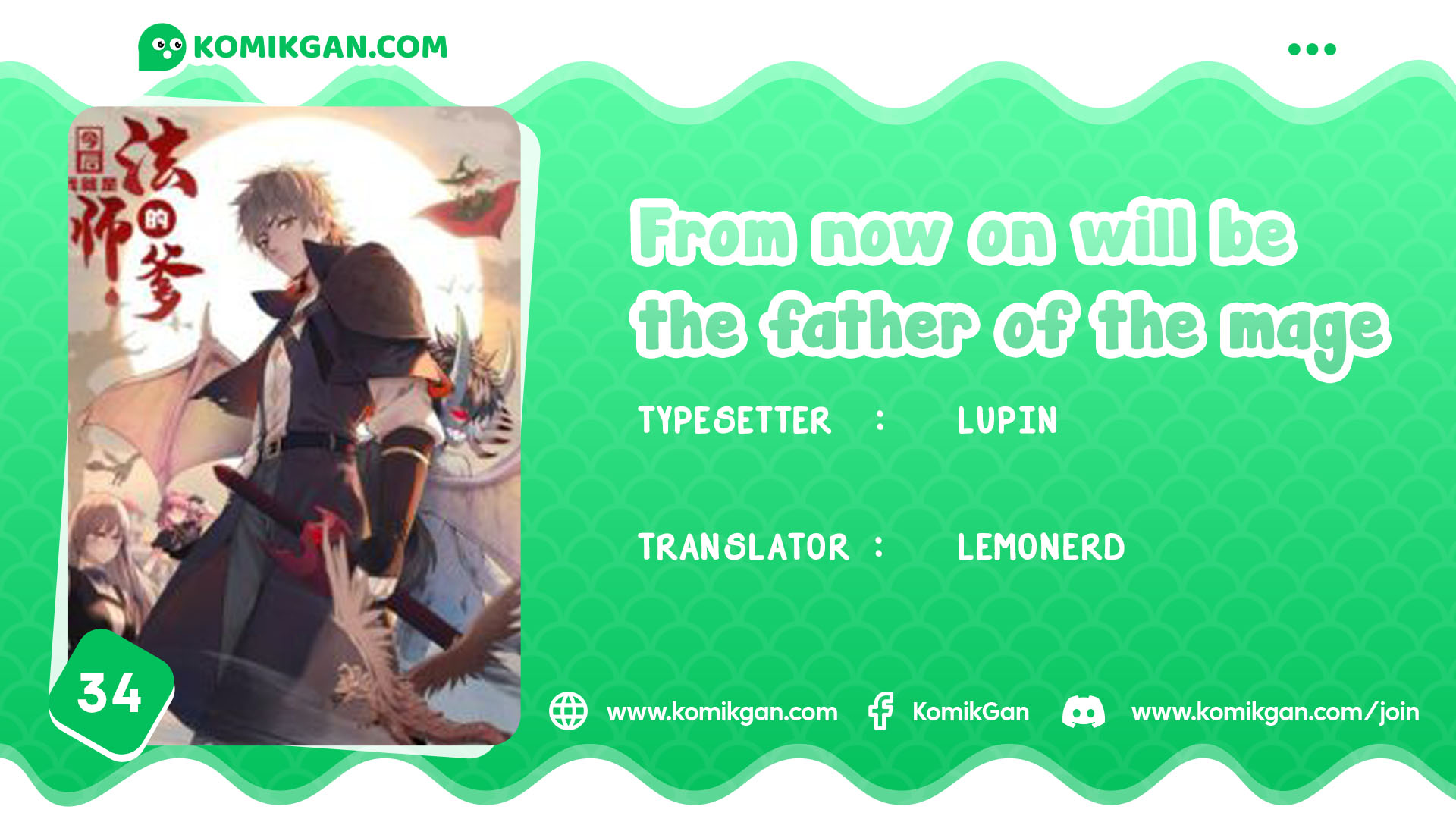 From now on, I will be The Father of The Mage Chapter 34 Bahasa Indonesia