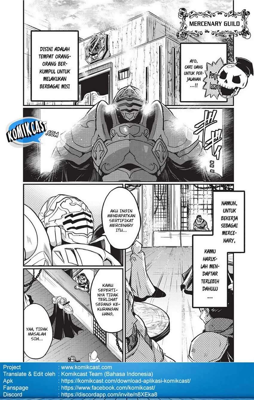 Gaikotsu Kishi-sama, Tadaima Isekai e Odekakechuu Chapter 02 Bahasa Indonesia