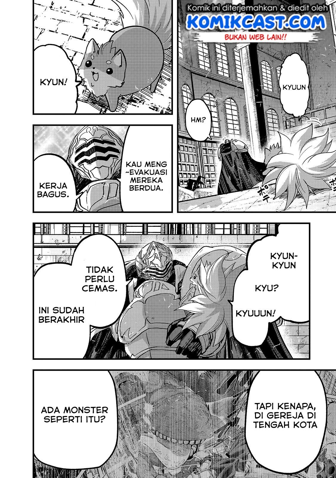 Gaikotsu Kishi-sama, Tadaima Isekai e Odekakechuu Chapter 33 Bahasa Indonesia