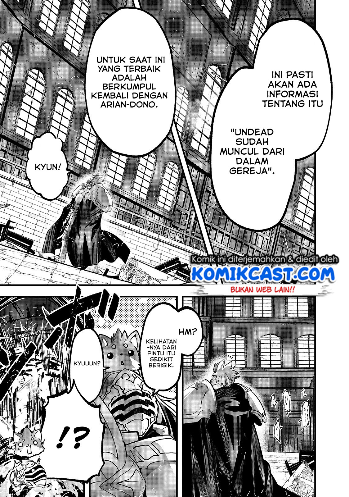 Gaikotsu Kishi-sama, Tadaima Isekai e Odekakechuu Chapter 33 Bahasa Indonesia