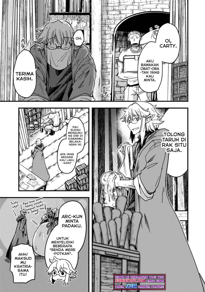 Gaikotsu Kishi-sama, Tadaima Isekai e Odekakechuu Chapter 49 Bahasa Indonesia