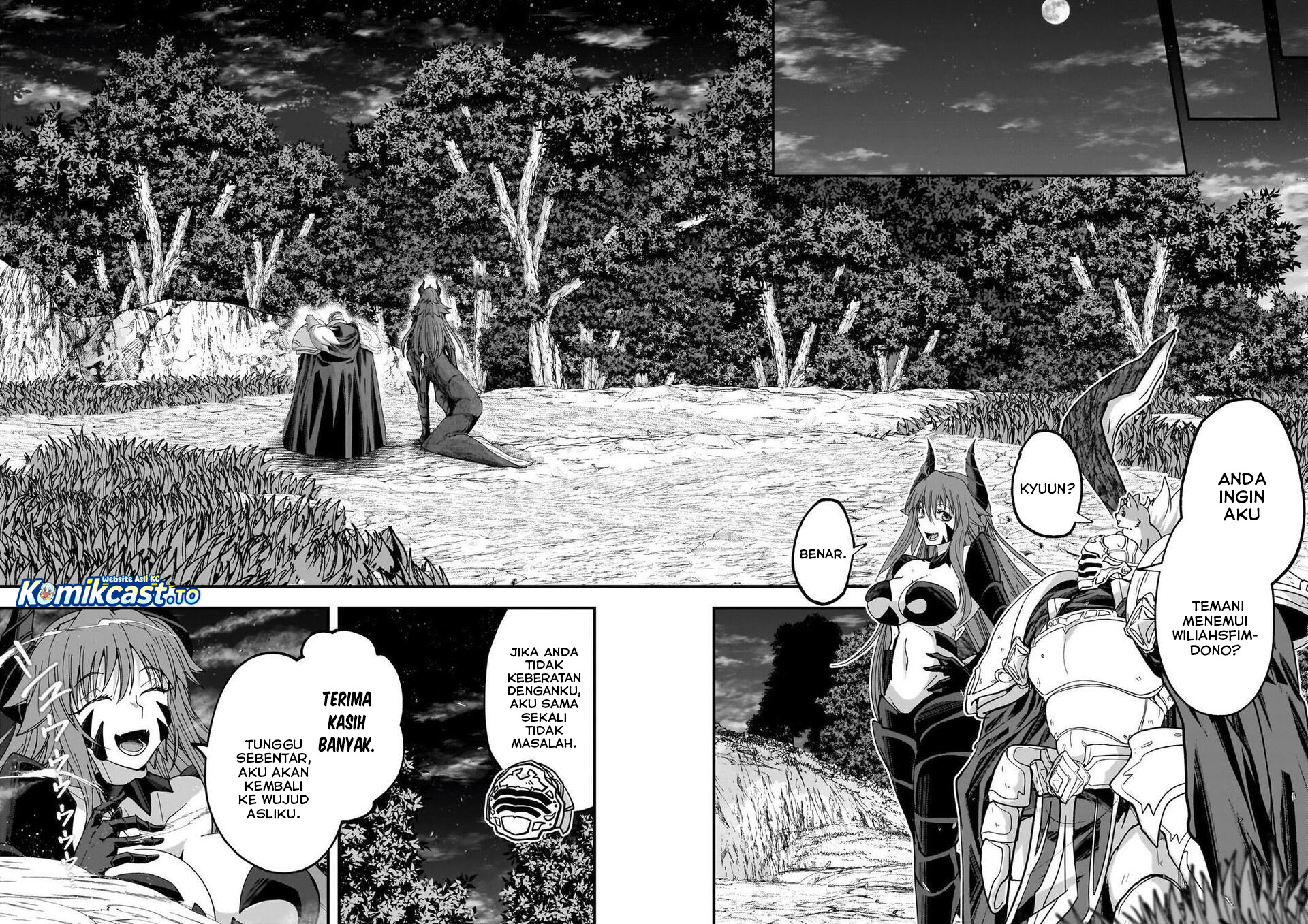 Gaikotsu Kishi-sama, Tadaima Isekai e Odekakechuu Chapter 68 Bahasa Indonesia