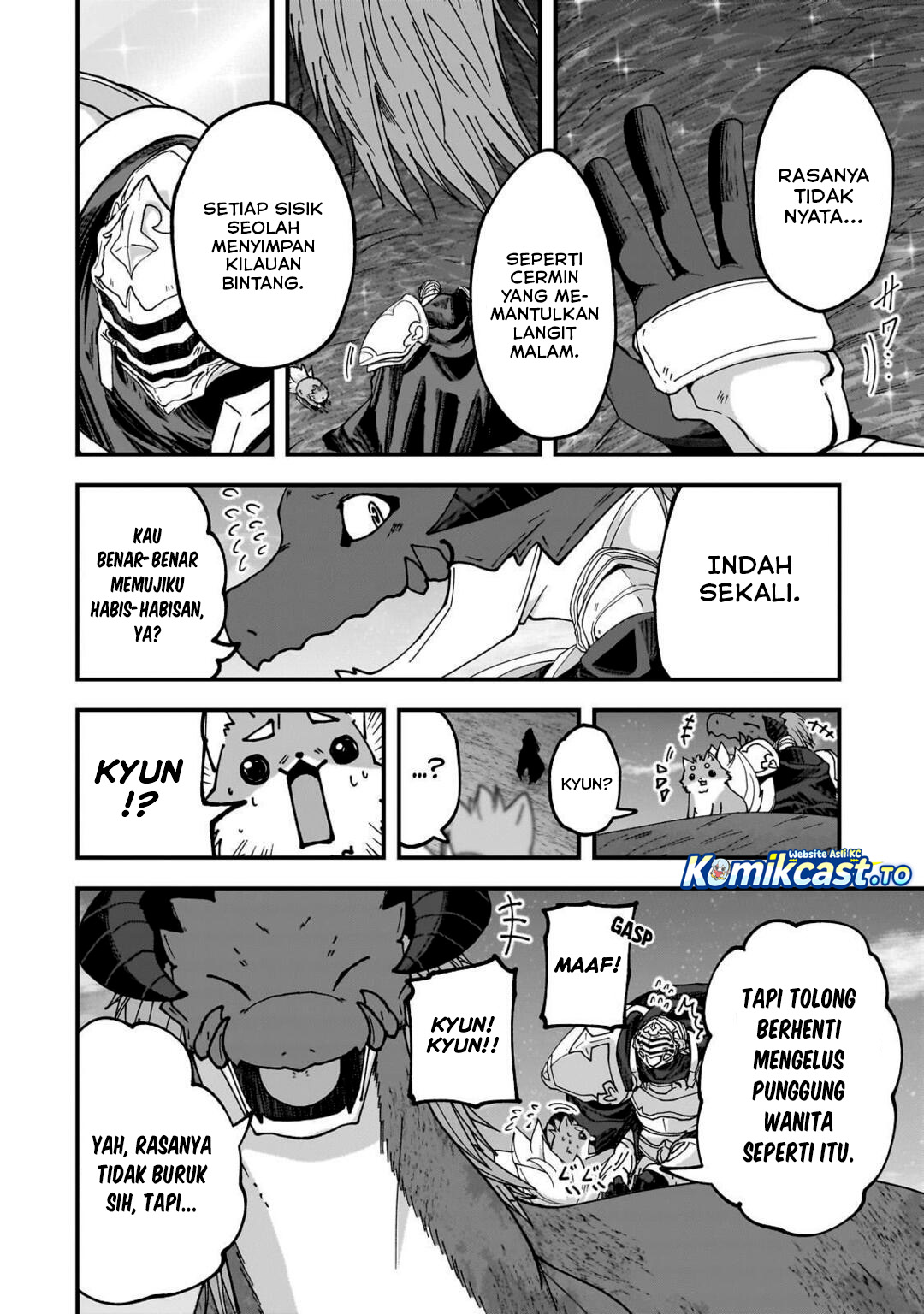 Gaikotsu Kishi-sama, Tadaima Isekai e Odekakechuu Chapter 68 Bahasa Indonesia