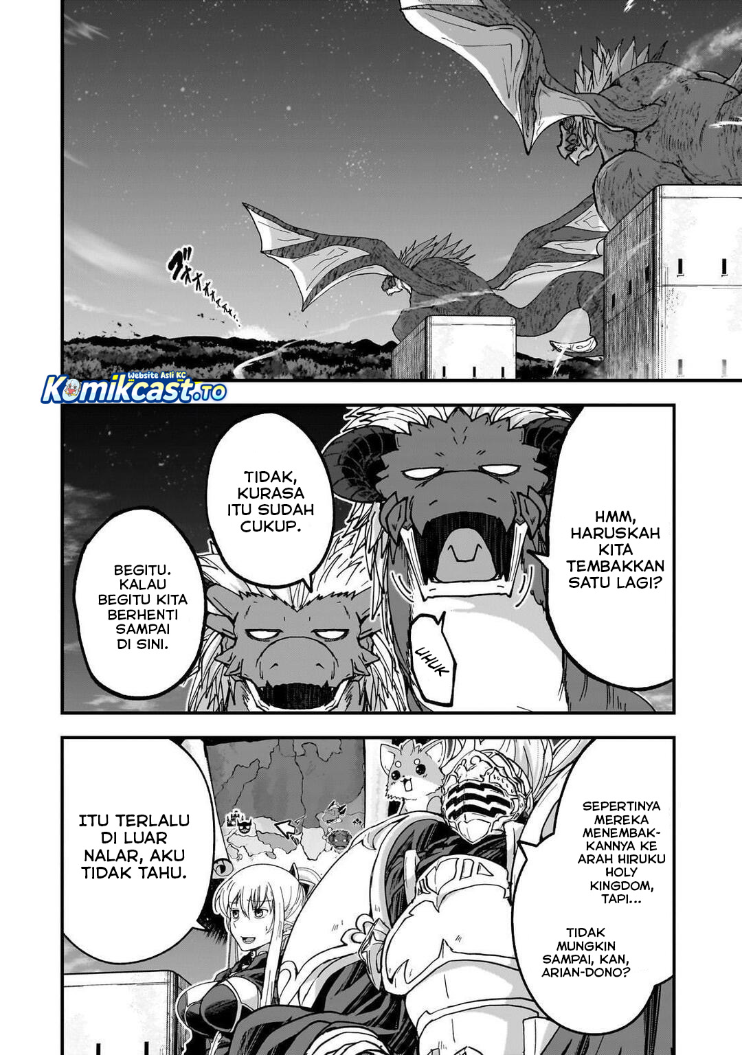 Gaikotsu Kishi-sama, Tadaima Isekai e Odekakechuu Chapter 68 Bahasa Indonesia
