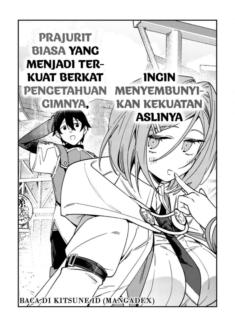 Game Chishiki de Saikyou ni Natta Mob Heishi wa, Shin no Jitsuryoku wo Kakushitai chapter 2