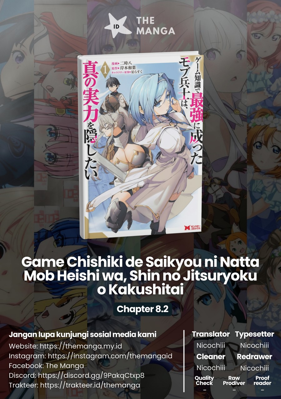 Game Chishiki de Saikyou ni Natta Mob Heishi wa, Shin no Jitsuryoku wo Kakushitai chapter 8