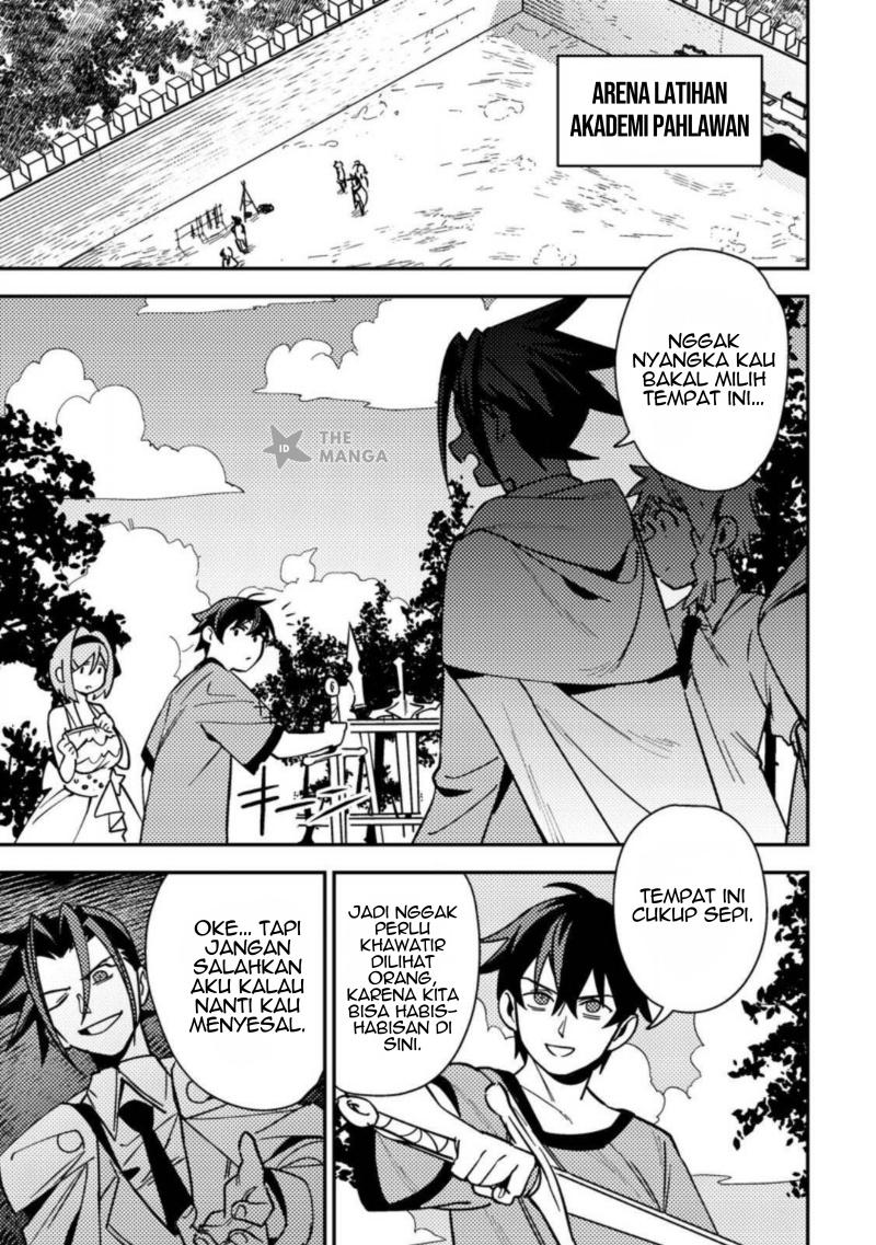 Game Chishiki de Saikyou ni Natta Mob Heishi wa, Shin no Jitsuryoku wo Kakushitai Chapter 09.1 Bahasa Indonesia