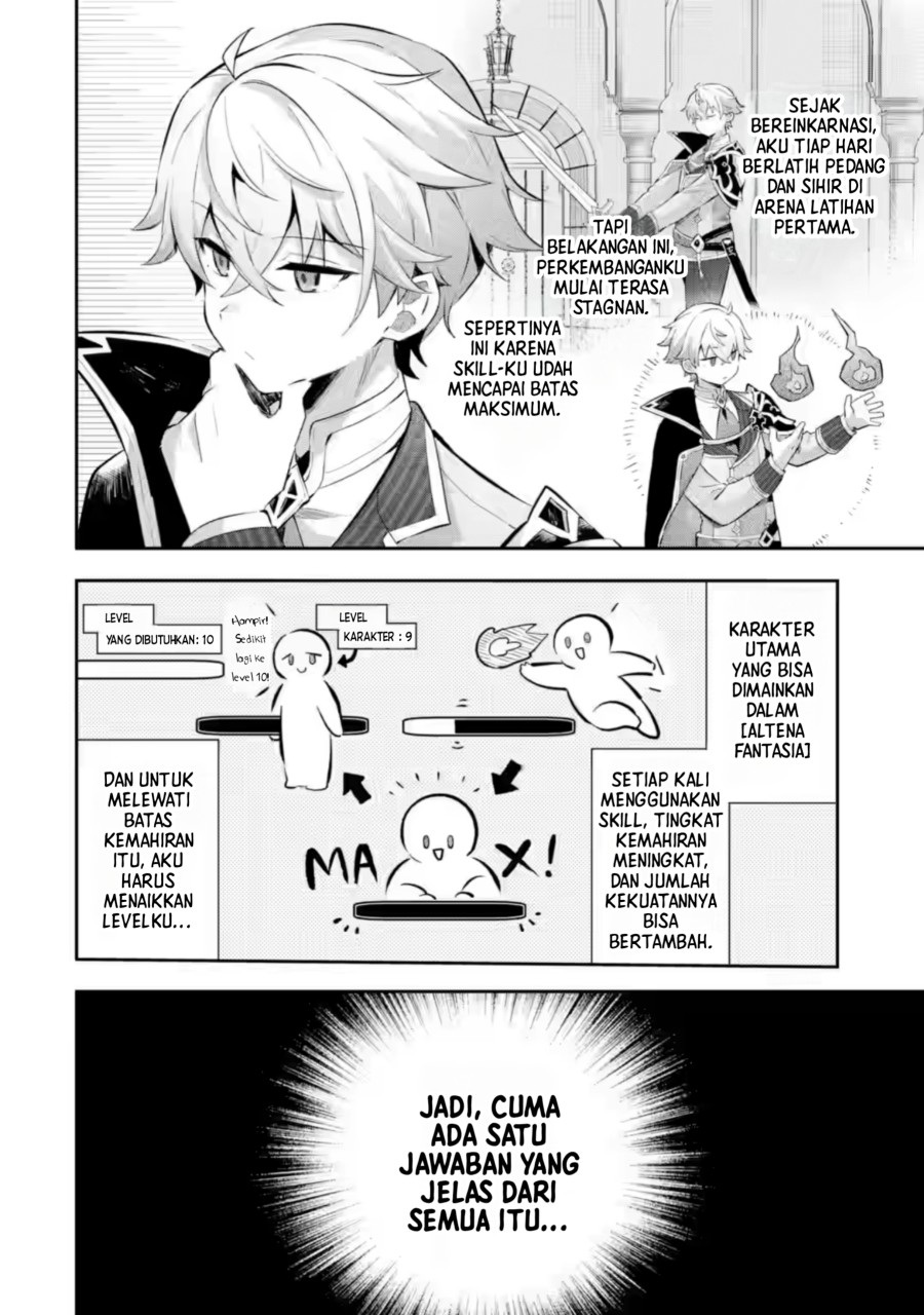Game Sekai no Mob Akuyaku ni Tensei shita node Last Boss wo Mezashitemita chapter 4