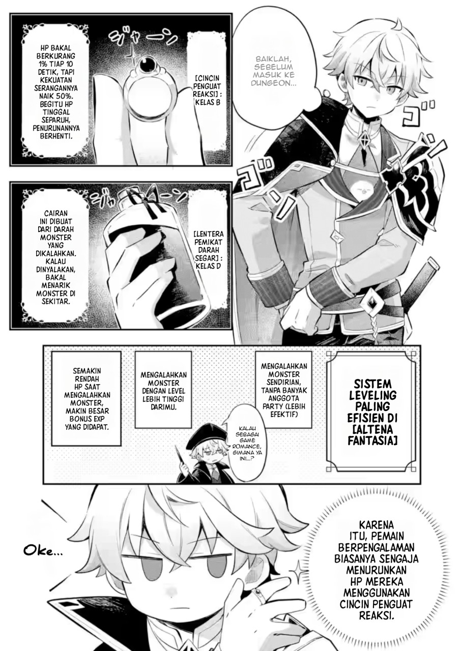 Game Sekai no Mob Akuyaku ni Tensei shita node Last Boss wo Mezashitemita chapter 4