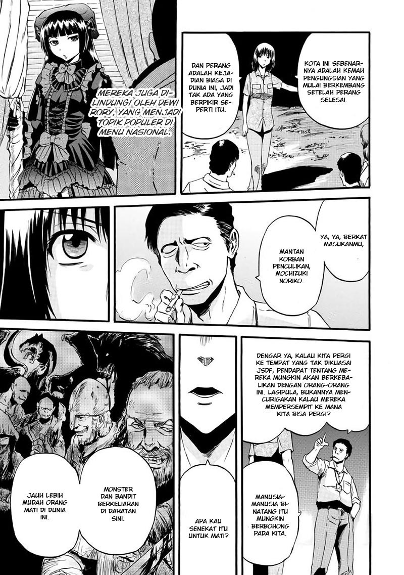 Gate – Jietai Kare no Chi nite, Kaku Tatakeri Chapter 71 Bahasa Indonesia