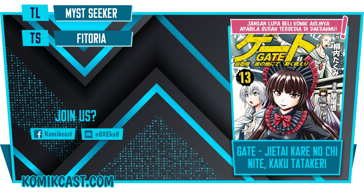 Gate – Jietai Kare no Chi nite, Kaku Tatakeri chapter 101
