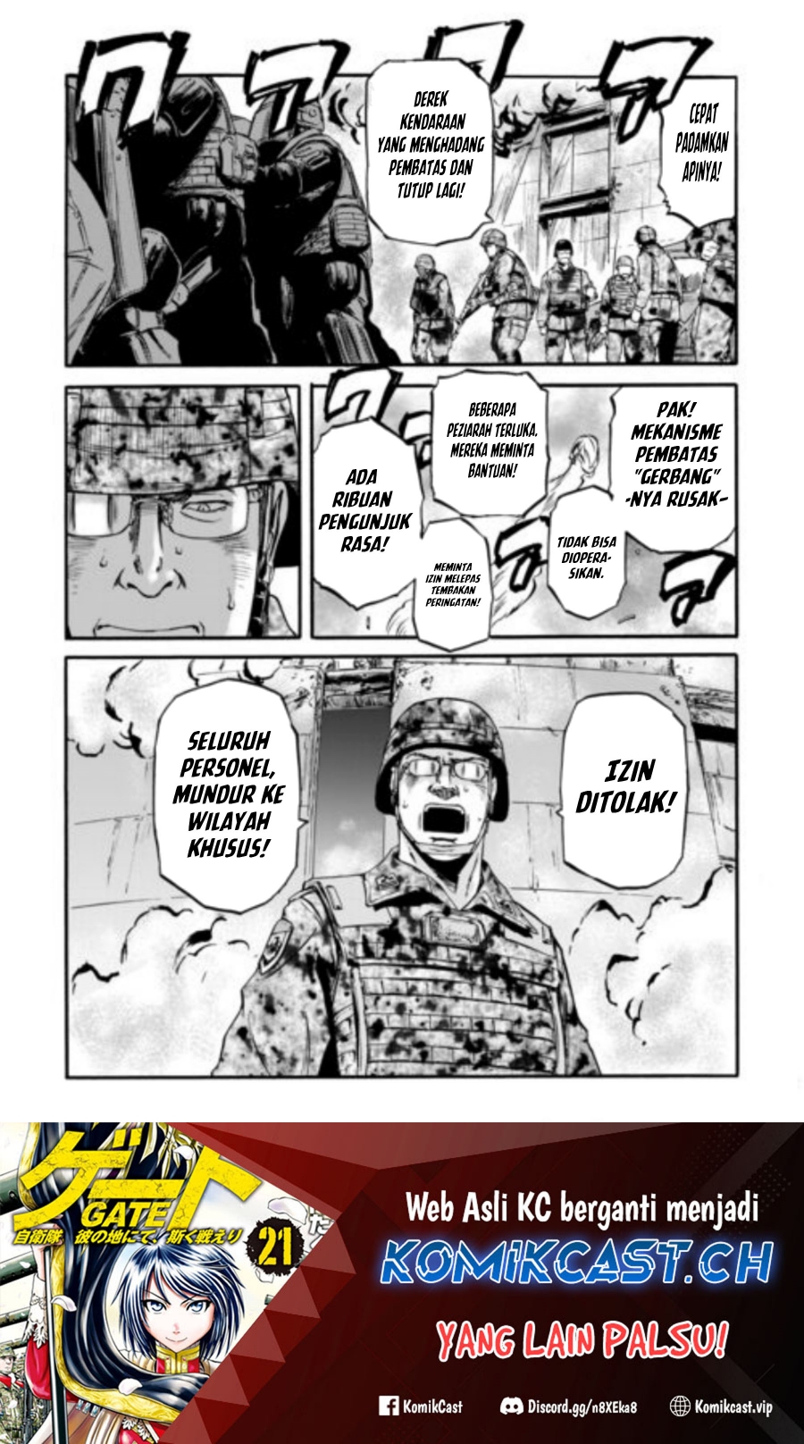 Gate – Jietai Kare no Chi nite, Kaku Tatakeri chapter 125