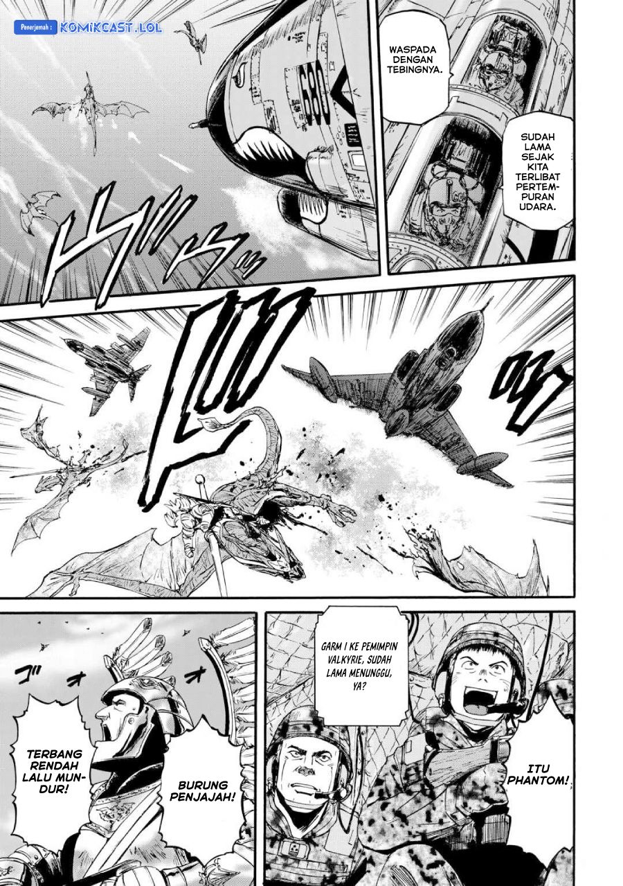 Gate – Jietai Kare no Chi nite, Kaku Tatakeri Chapter 128 Bahasa Indonesia