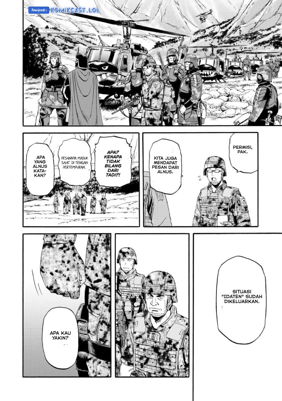 Gate – Jietai Kare no Chi nite, Kaku Tatakeri Chapter 128 Bahasa Indonesia