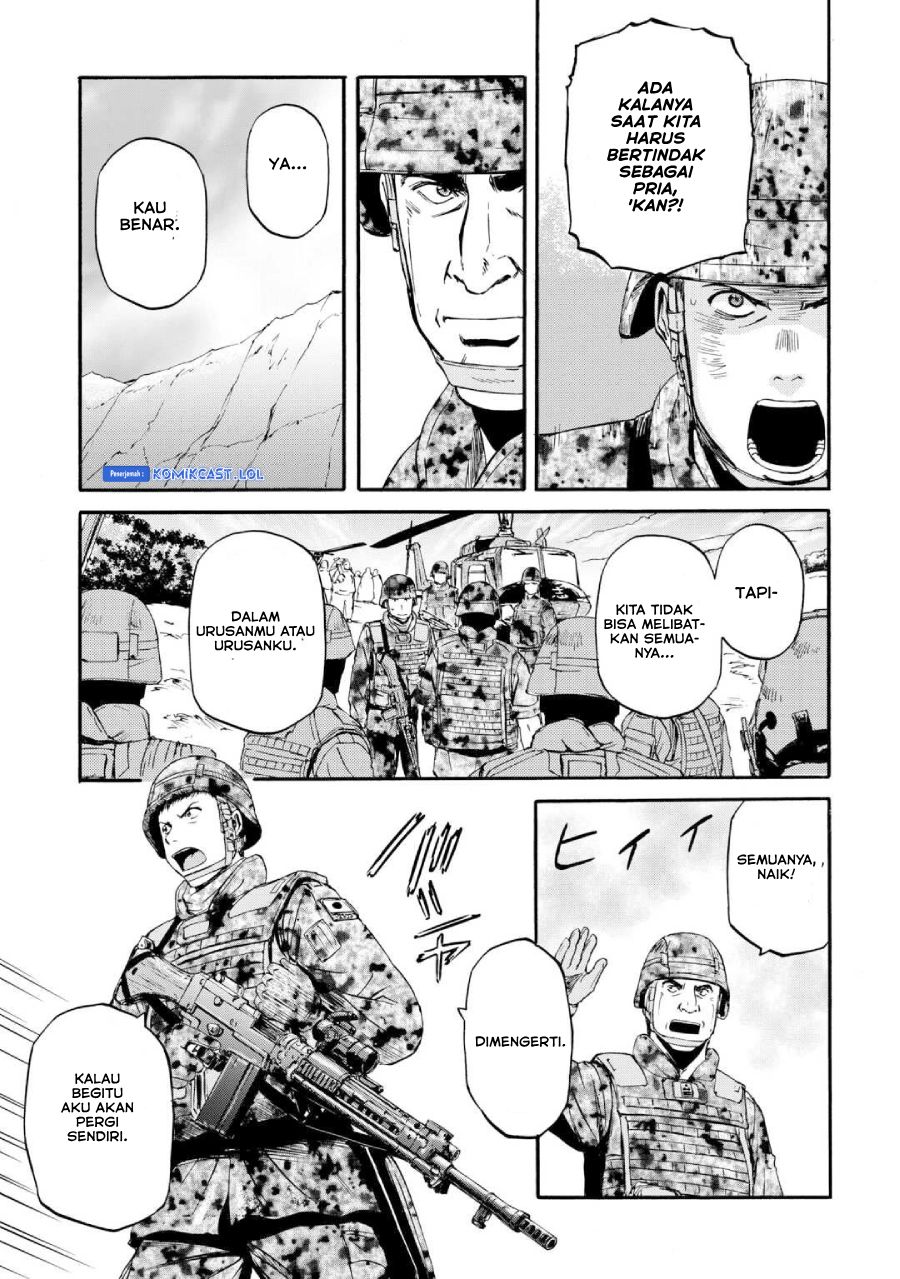 Gate – Jietai Kare no Chi nite, Kaku Tatakeri Chapter 128 Bahasa Indonesia