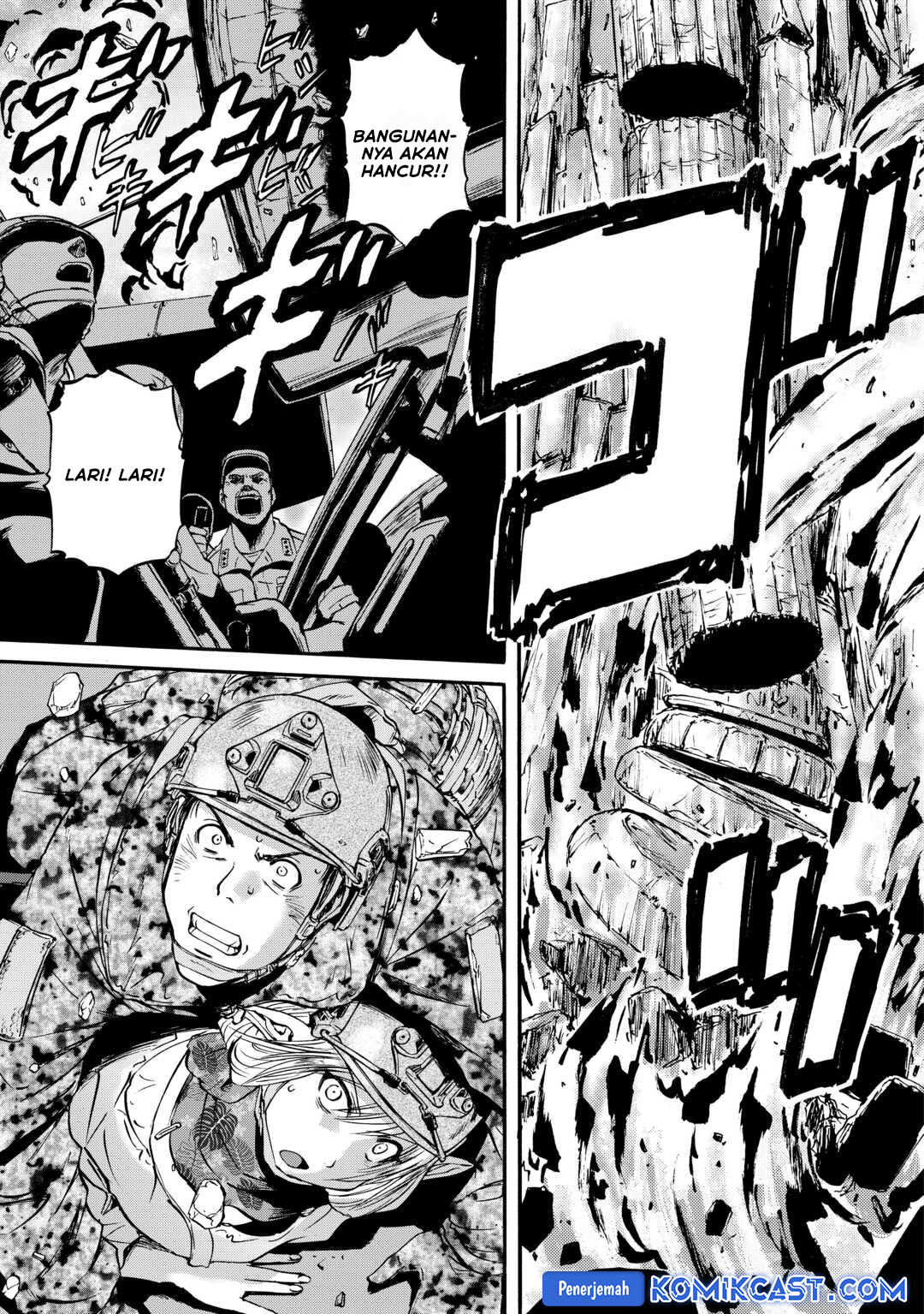Gate – Jietai Kare no Chi nite, Kaku Tatakeri Chapter 141 Bahasa Indonesia