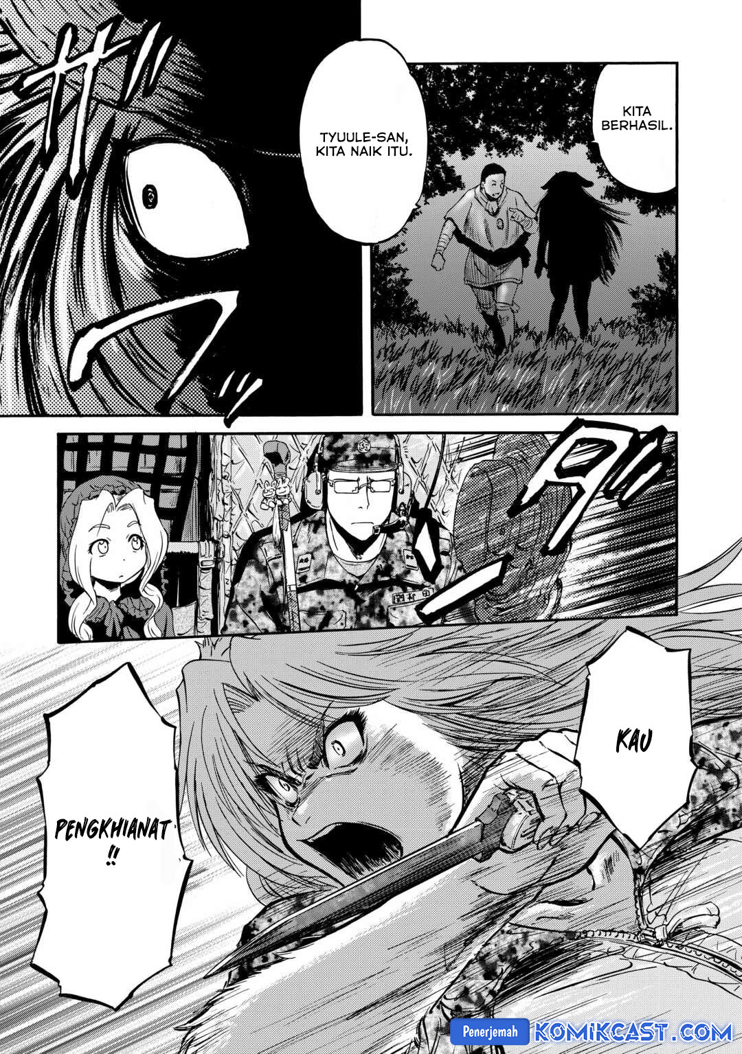 Gate – Jietai Kare no Chi nite, Kaku Tatakeri Chapter 141 Bahasa Indonesia