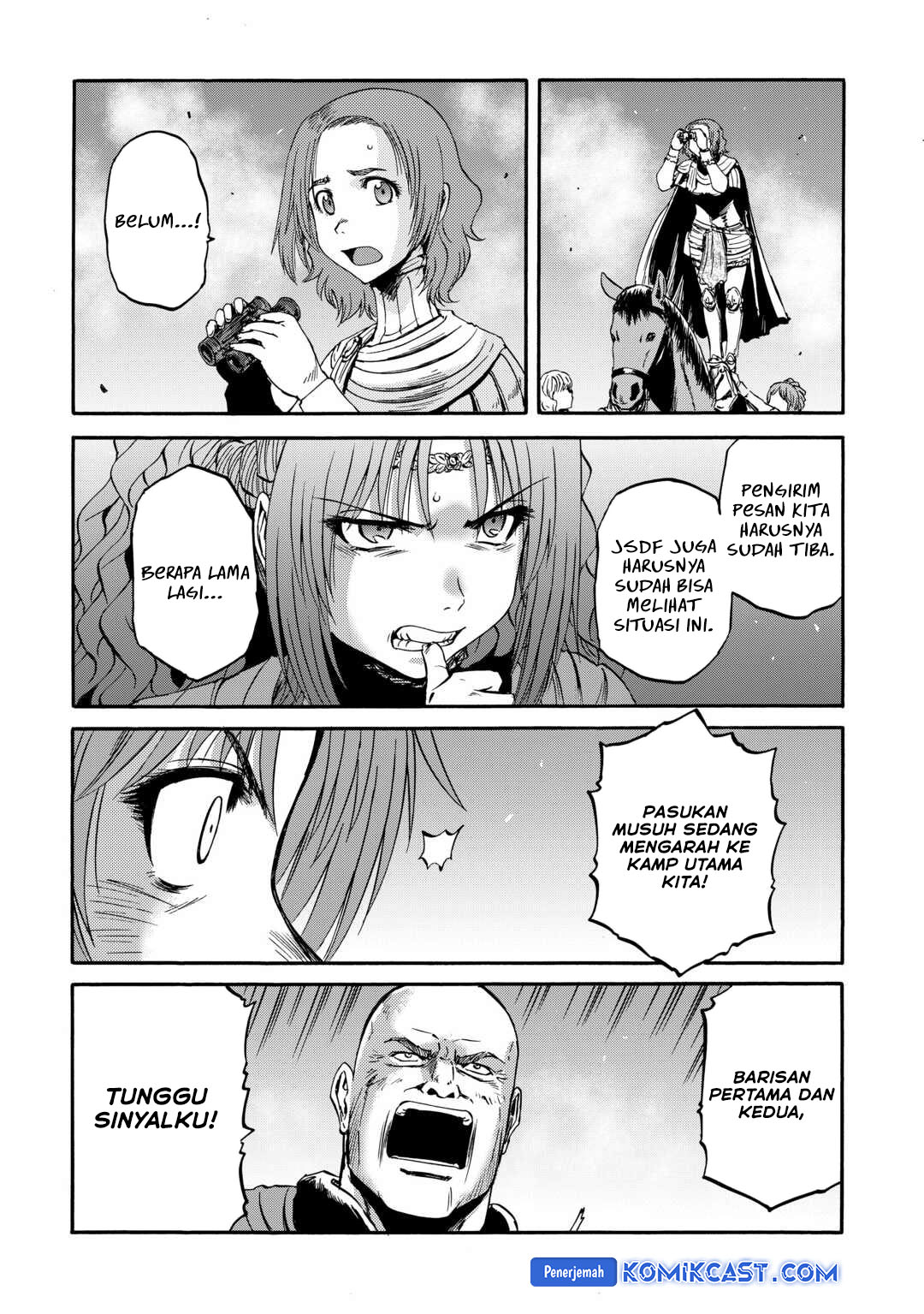 Gate – Jietai Kare no Chi nite, Kaku Tatakeri Chapter 141 Bahasa Indonesia