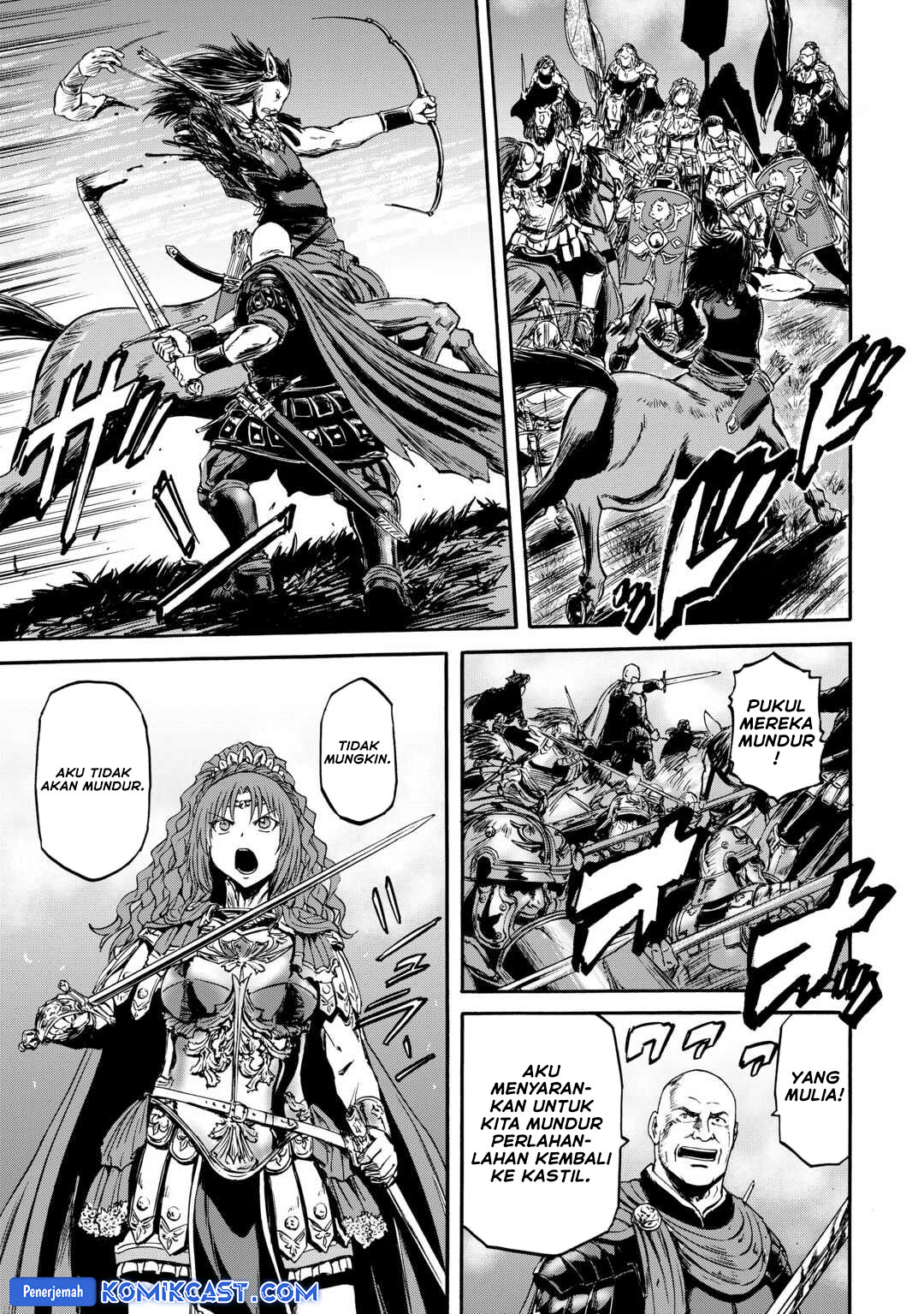 Gate – Jietai Kare no Chi nite, Kaku Tatakeri Chapter 141 Bahasa Indonesia