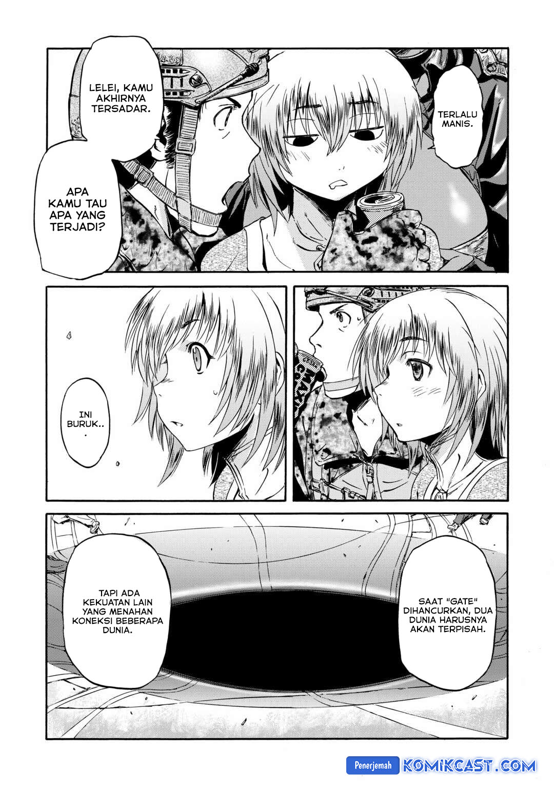 Gate – Jietai Kare no Chi nite, Kaku Tatakeri Chapter 141 Bahasa Indonesia