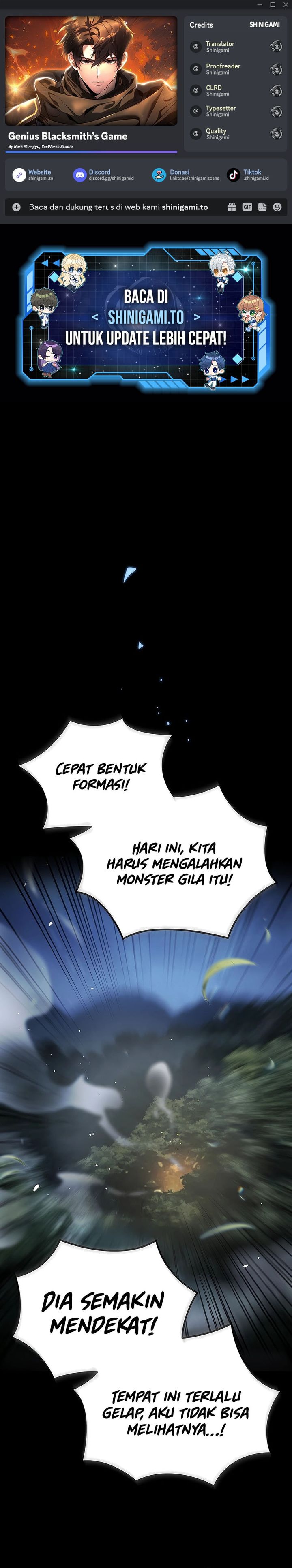 Genius Blacksmith’s Game chapter 1
